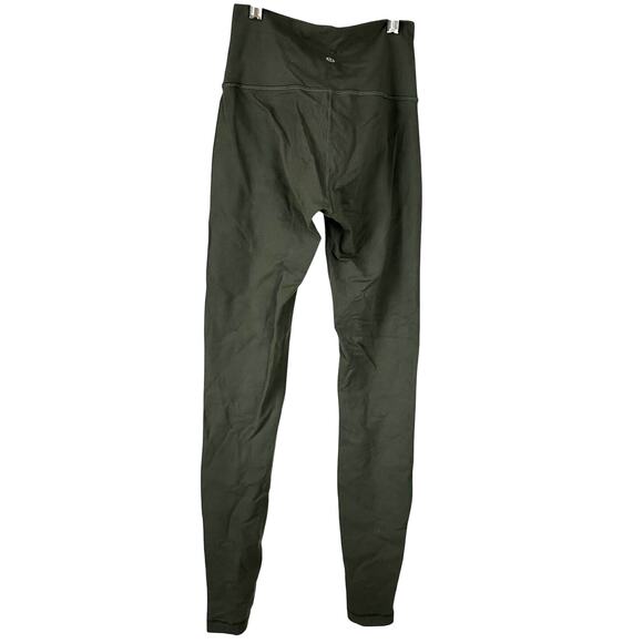 Lululemon Wunder Under Pant (Hi-Rise) Tech Mesh 28" Olive Women's Size 4 EUC - Picture 2 of 8